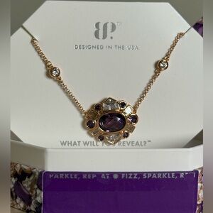 Bomb Party February 2026 Necklace “Ethereal Edge” Brand New!